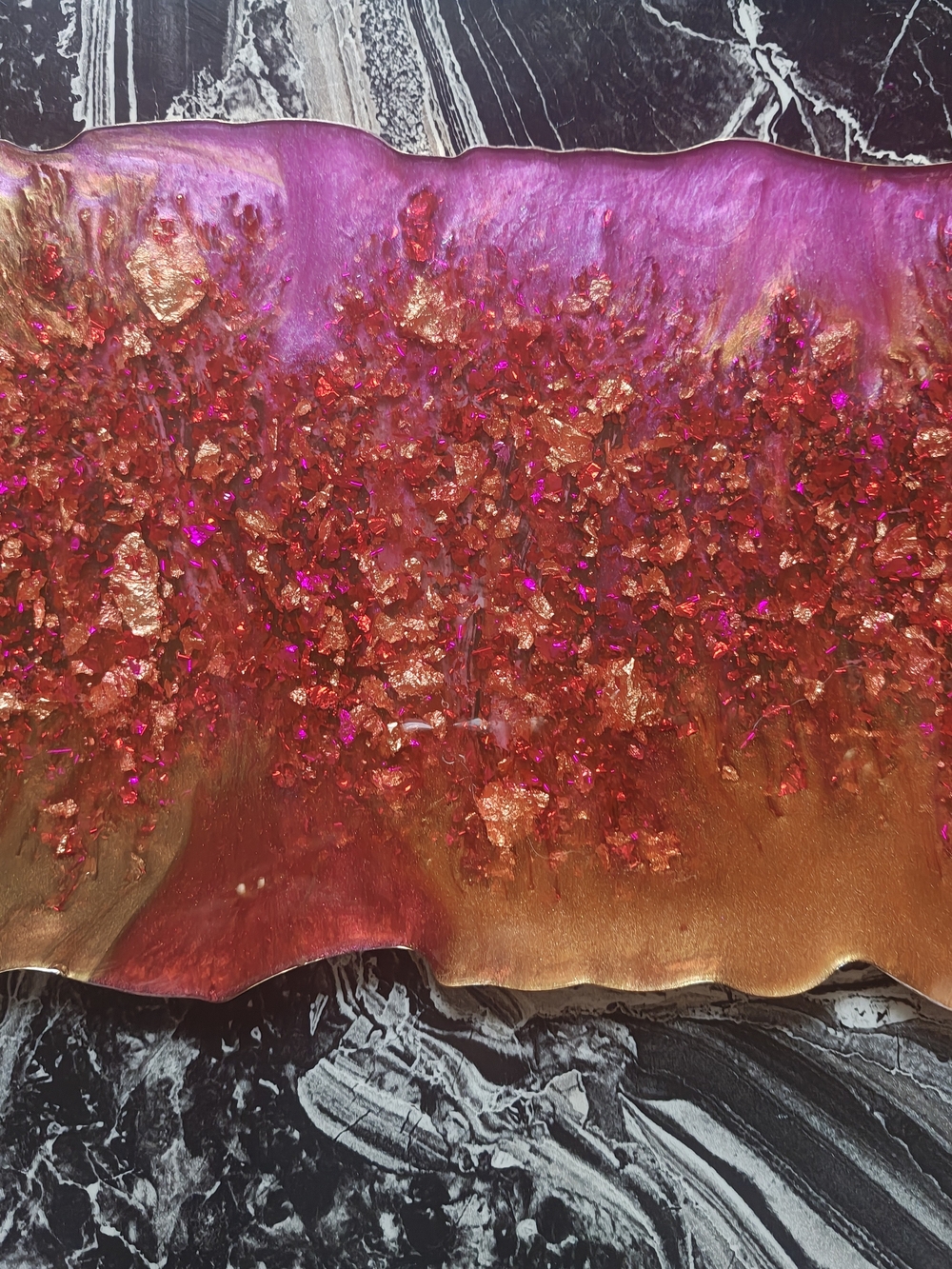 Handmade Resin Cheese Platter